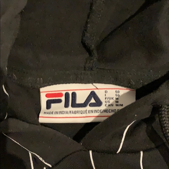 Striped Fila Hoodie - Picture 3 of 4